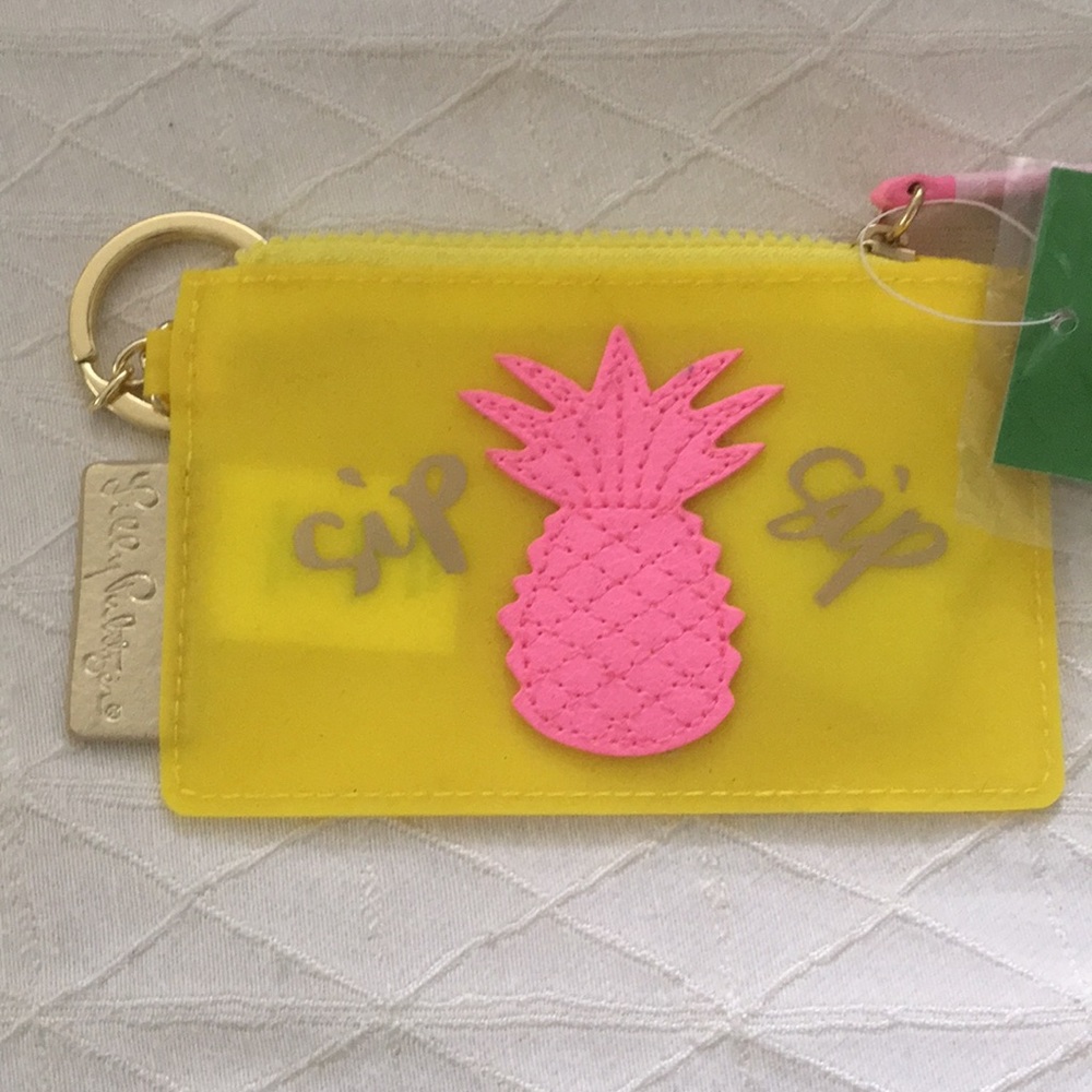Lily Pulitzer pineapple coin purse